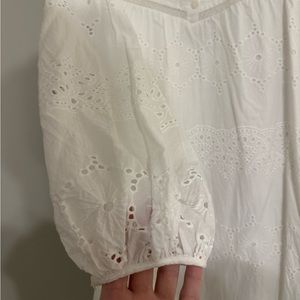 Target eyelet dress, white, size XL, worn once, great condition